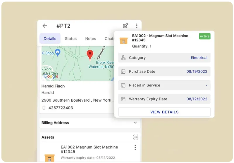 Real-time scheduling and dispatching dashboard for field service businesses