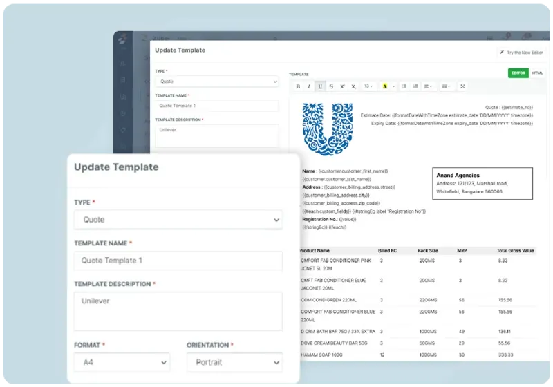 Reusable estimates