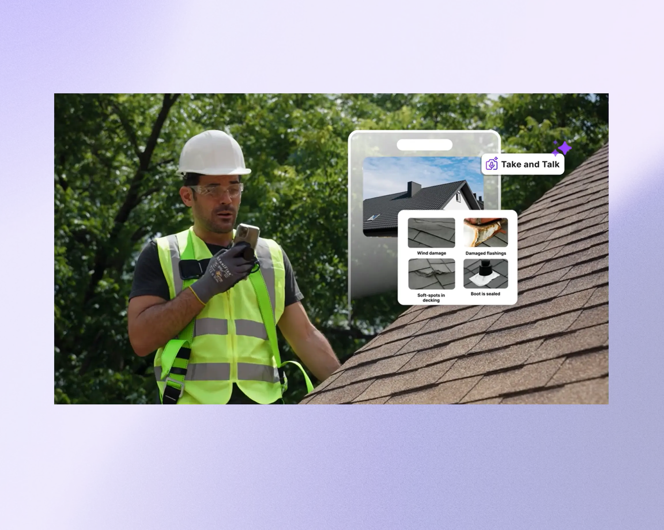 Zuper Field Agent turning crew voice notes into job records