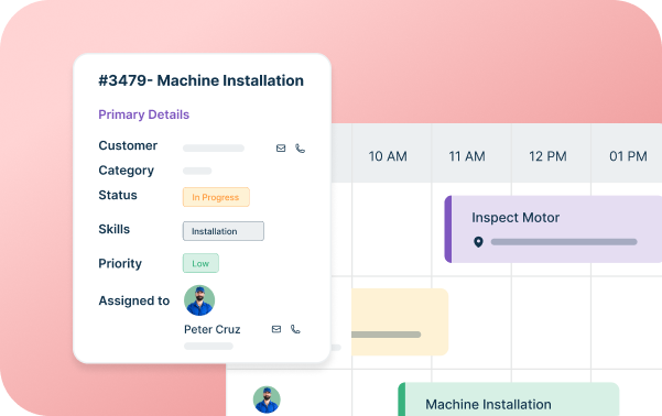 Intelligent scheduling dashboard