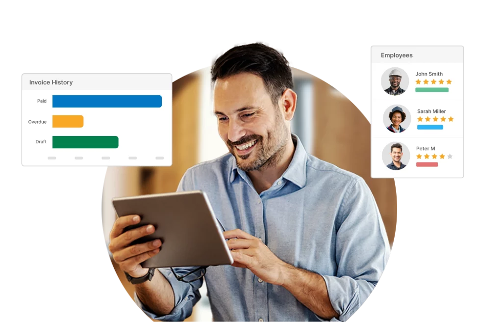 Management dashboard for cleaning operations