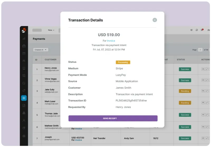 Compliance work order on Zuper mobile app