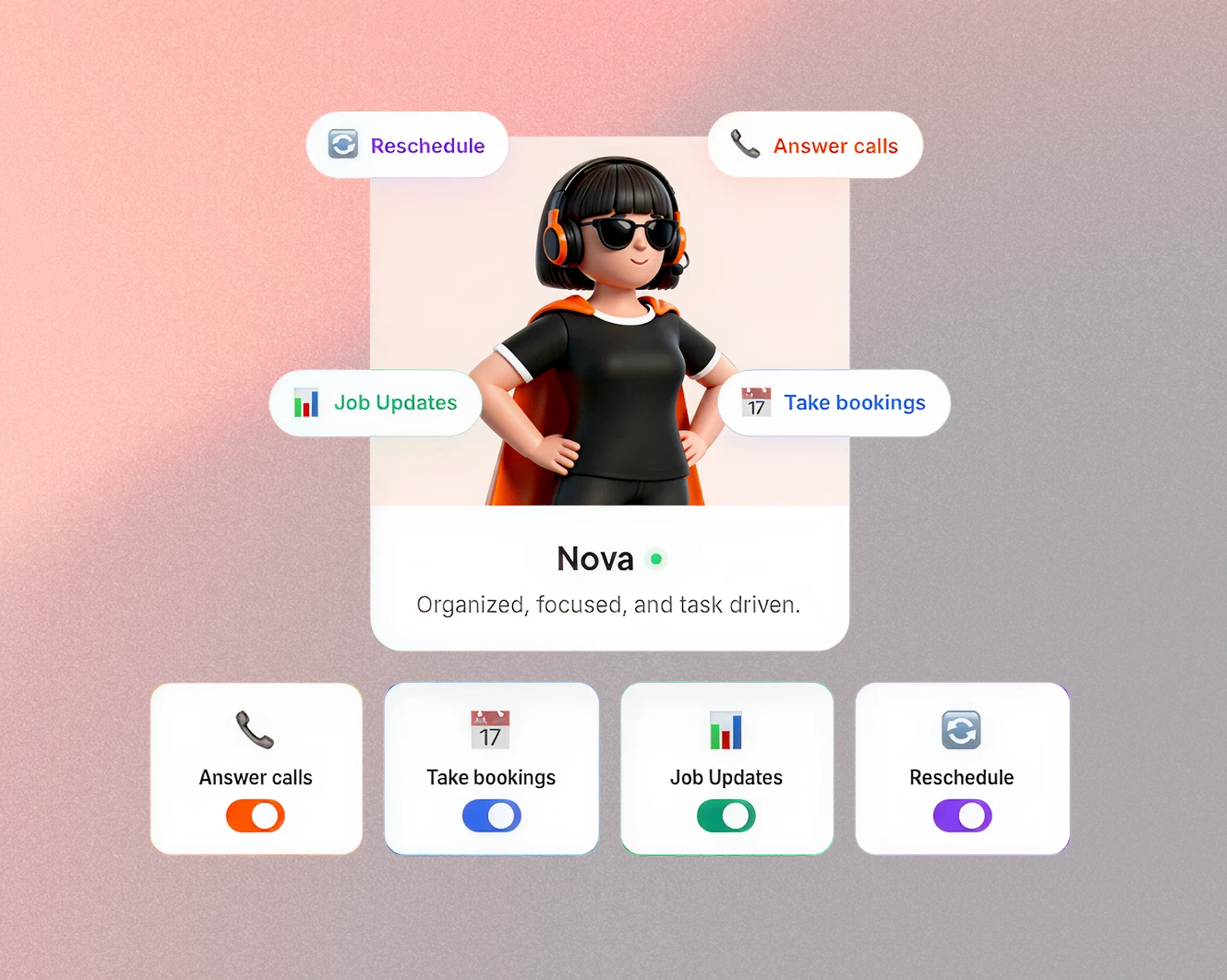 Automated customer communication on Zuper