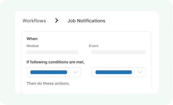 Customized Workflows