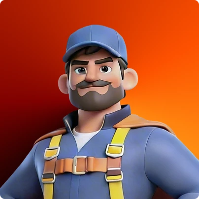 Zuper Field Agent character
