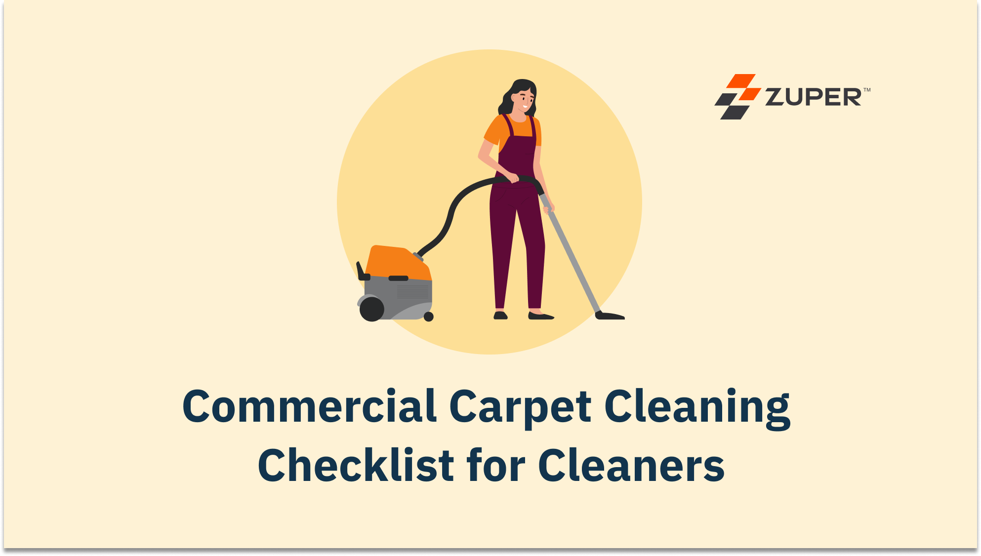 Commercial Carpet Cleaning Checklist Zuper