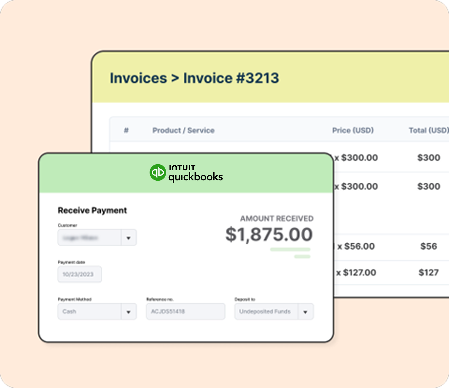 Zuper’s accounting software for roofing companies with QuickBooks integration