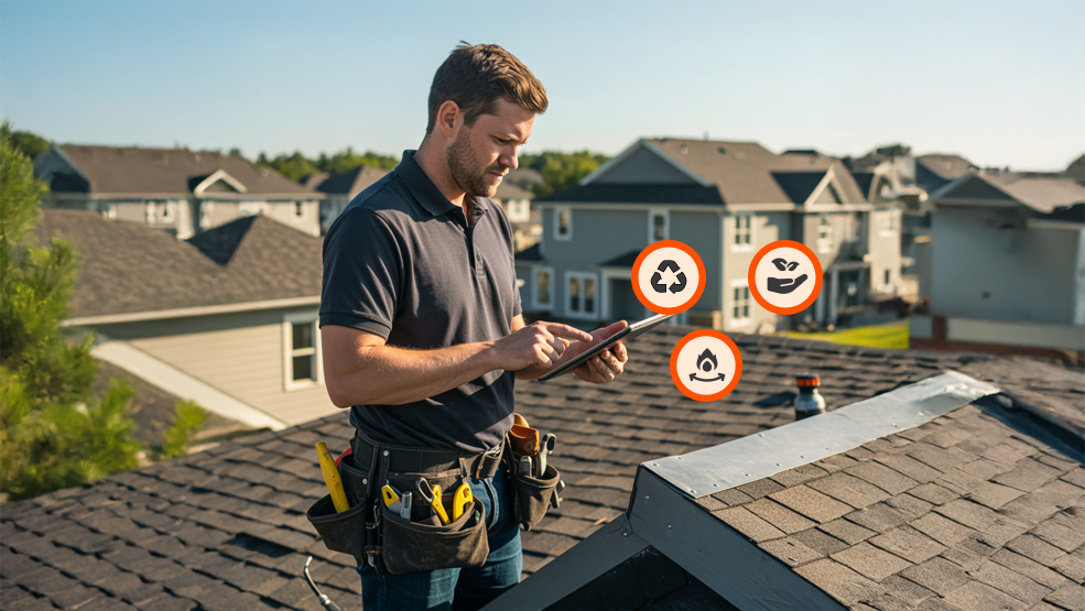 sustainable roofing material